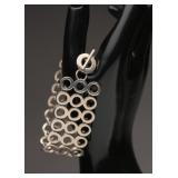 925 Circle Rings Bracelet, 61.49g