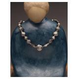 Sterling Beach Theme Necklace, 62.64g