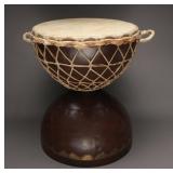 Native Handcrafted Tall Drum