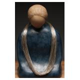 Navajo Sterling Liquid Necklace, 59.38g