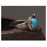 Sterling Silver Ring, 1.86g