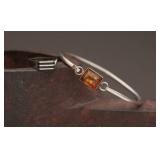 Sterling Bracelet with Ring, 9.31g