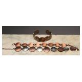 Copper Coin Bracelets
