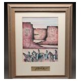 Signed Print by Amado Maurilio Peña Jr.