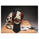 Cigar & Wine Suspenders & Silk Tie