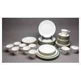Mikasa Imperial Emerald Bone China Set, 51 Pieces