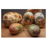 German Papier-Mache Nesting Eggs