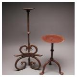 Wrought Iron Candleholders