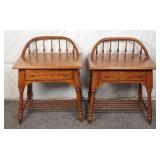 Manor House Oak Spindle-Back End Tables