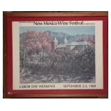 New Mexico Wine Festival Poster, 1989
