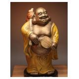 Ceramic Painted Buddha Lamp Base