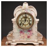 Royal Bonn Porcelain Mantel Clock