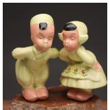 Ceramic Kissing Figurines