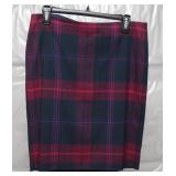 Tommy Hilfiger Plaid Knee-Length Skirt Sz 6