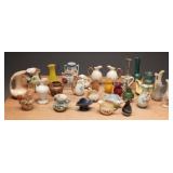 Miniature Ceramic & Glass Creamers(40)