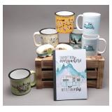 Camping-Themed Mugs & Journal Set