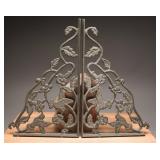 Cast Iron Floral L Brackets