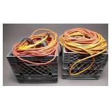 Extension Cords w/ Milk Crates