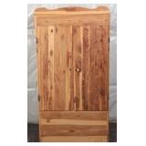 Solid Cedar Wardrobe with Double Doors
