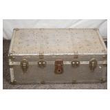 Vintage Aluminum Aircraft Trunk