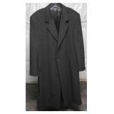 Mens Silver Cloud Cashmere Overcoat