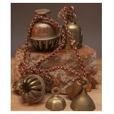 String of Brass Bells