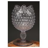 Duncan & Miller Hobnail Glass Footed Vase