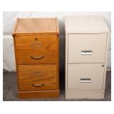 Wood & Metal Filing Cabinets
