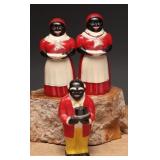 1940s Aunt Jemima/Uncle Mose Shakers by F&F