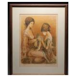 Jacques Lalande Signed Lithograph with COA