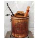 Oil Can With Tools And Leather Pouches