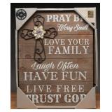 NEW Wall Art with Inspirational Message