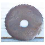 Antique 48-inch Circular Saw Blade, Pegged Teeth