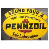 Pennzoil Sound Your Z Tin Sign, 1968