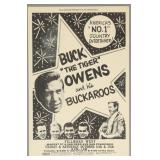 BG-140a Buck Owens Fillmore West 1968 Postcard