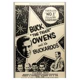1968 Fillmore West Buck Owens Poster