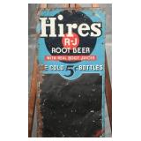 1930s Hires R-J Root Beer Tin Sign, 29" X 15"