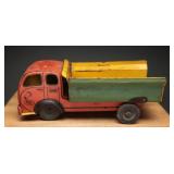 Wolverine Lithographed Tin Toy Dump Truck