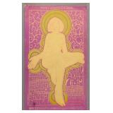 BG-58 Wes Wilson 1967 Postcard Fillmore Auditorium