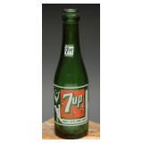 1947 7up Duraglas 7oz Bottle with ACL Graphics