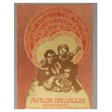 FD-112 Family Dog Postcard, Avalon Ballroom 1968