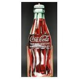 Mid-20th Century Coca-Cola Embossed Tin Sign