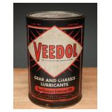 Vintage Veedol Gear and Chassis Lubricant Can