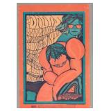 The Doors Fillmore Winterland Poster Postcard