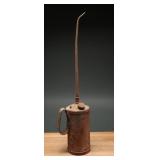 Antique American Eagle Tall Spout Steel Oil Can