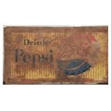 Pepsi-Cola Advertising Sign, c. 1940s-50s