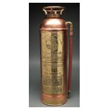 Wil-X Copper & Brass Fire Extinguisher 1925-35