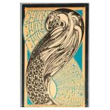 BG-57 Wes Wilson Fillmore Postcard 1967