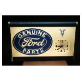 Ford Genuine Parts Clock Sign, 1950s-1960s