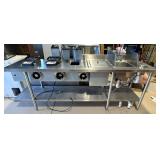 Commercial Stainless Steel Workstation